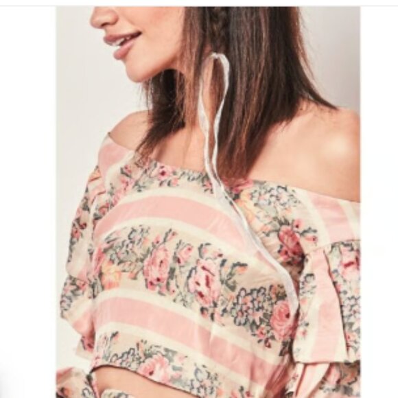 LoveShackFancy Christine 300 Silk Top - Picture 2 of 5